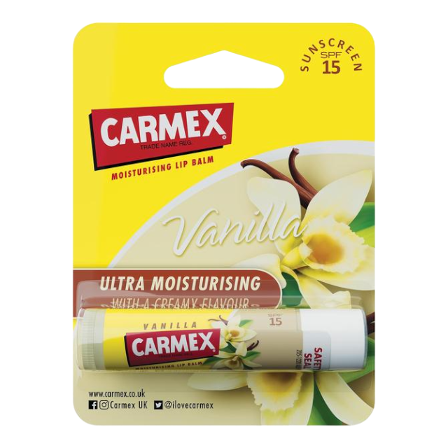 Carmex Lip Balm Stick Cupcake Batter Spf#15 0.15oz (6in)