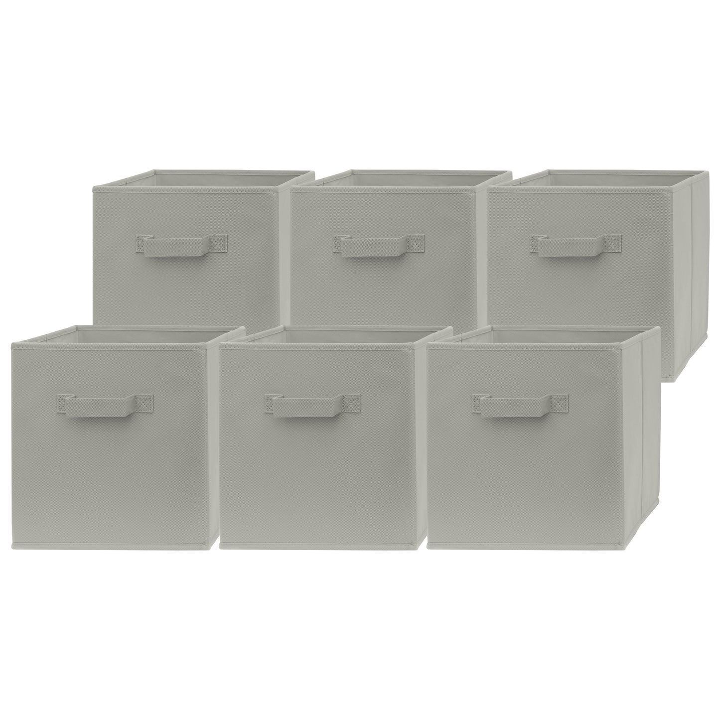 STACK SLF BIN 12"X 8.25"X7" IVORY 6CT DS