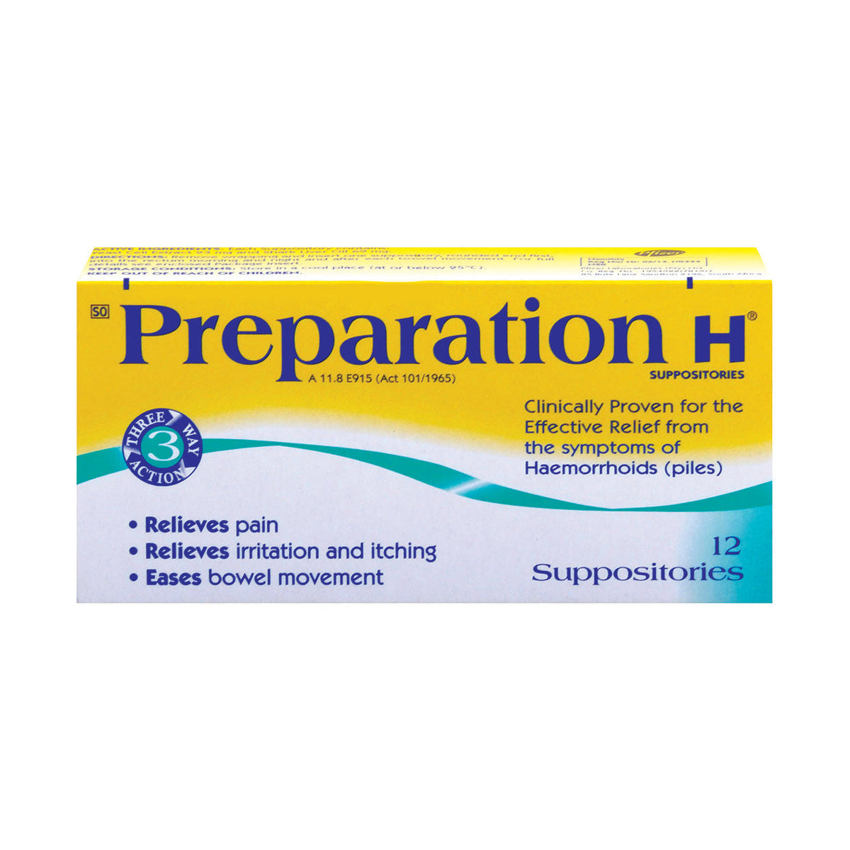 PREPARATION H SUPPOSITORY 48 CT