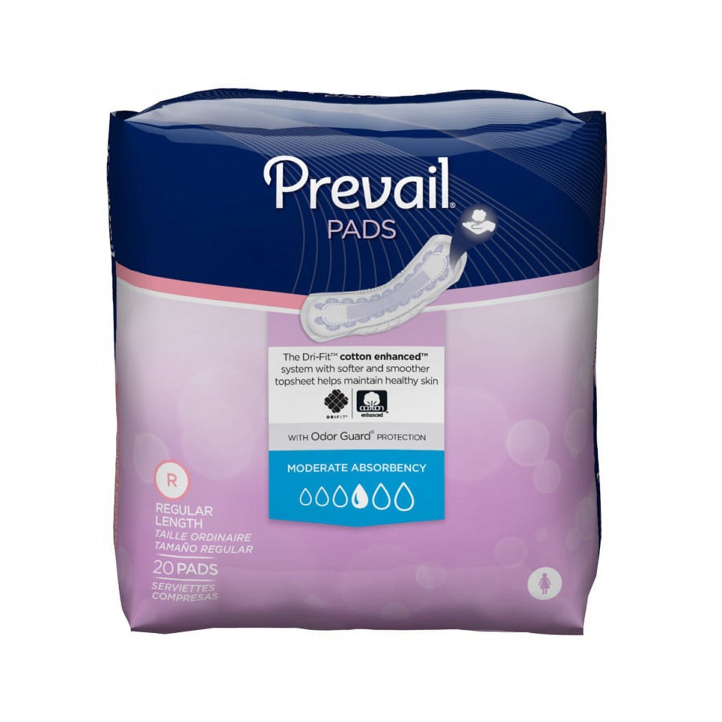PREVAIL PAD 9X20 MODERATE