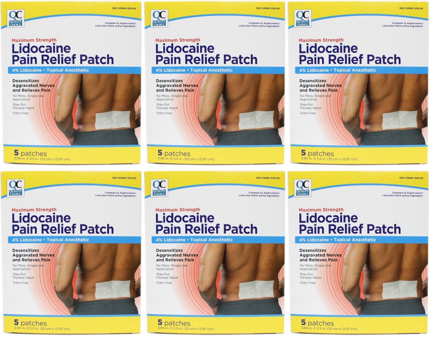GNP LIDOCAINE PAIN RLF PATCH 5CT