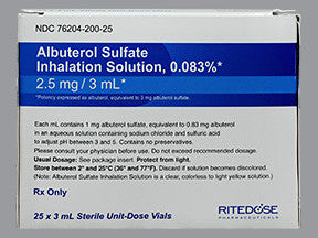 ALBUTEROL SUL AH0.083%25X3UD5/PCH
