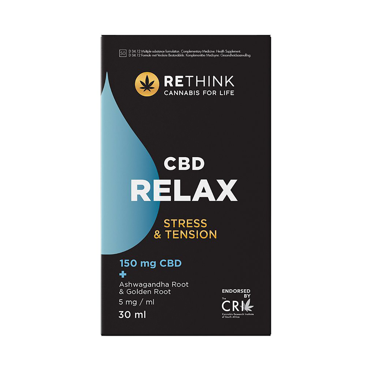 RETHINK CBD PN/REL ROLLON 100MG