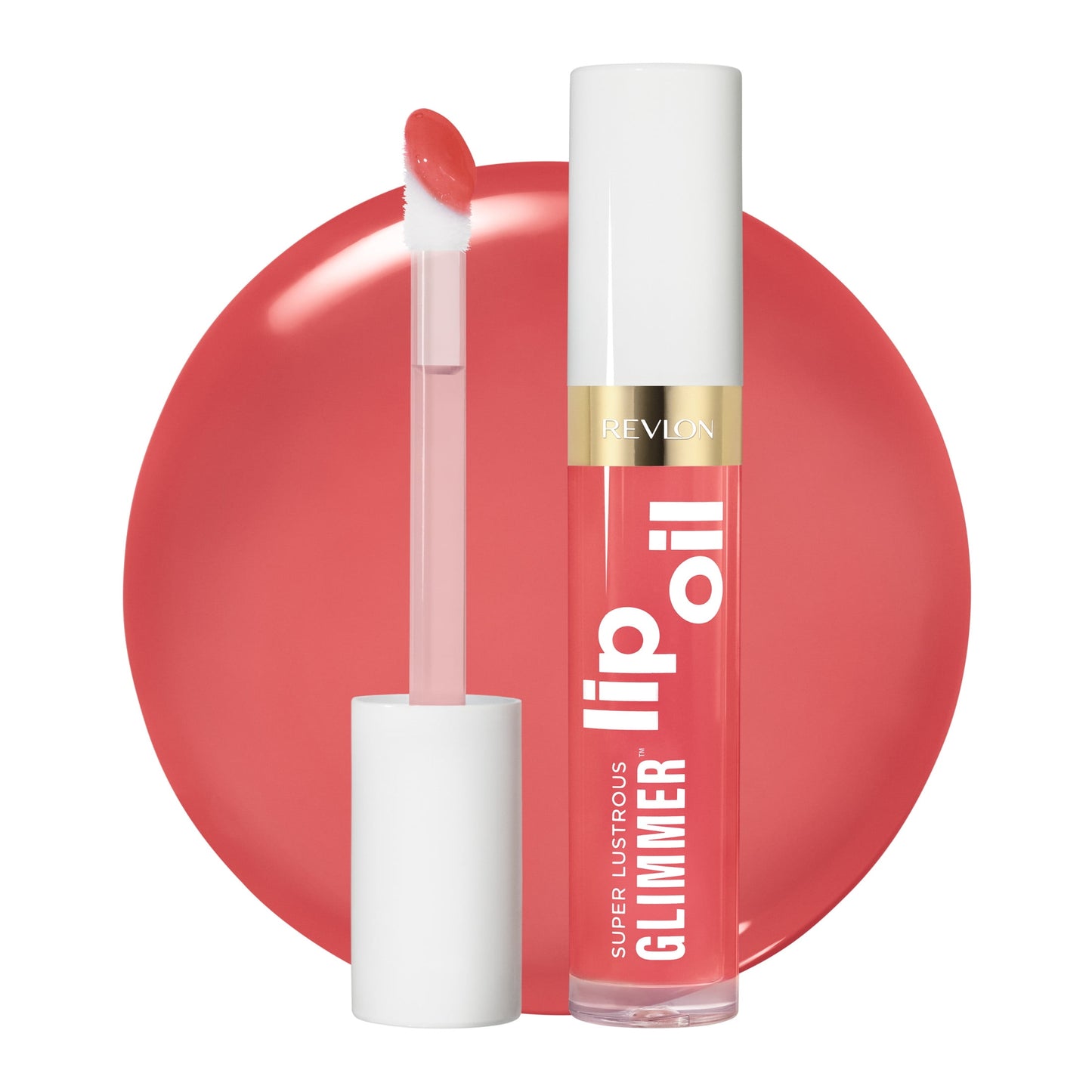 REVLON Super Lustrous Glimmer Lip Oil - 007 Posh Peach