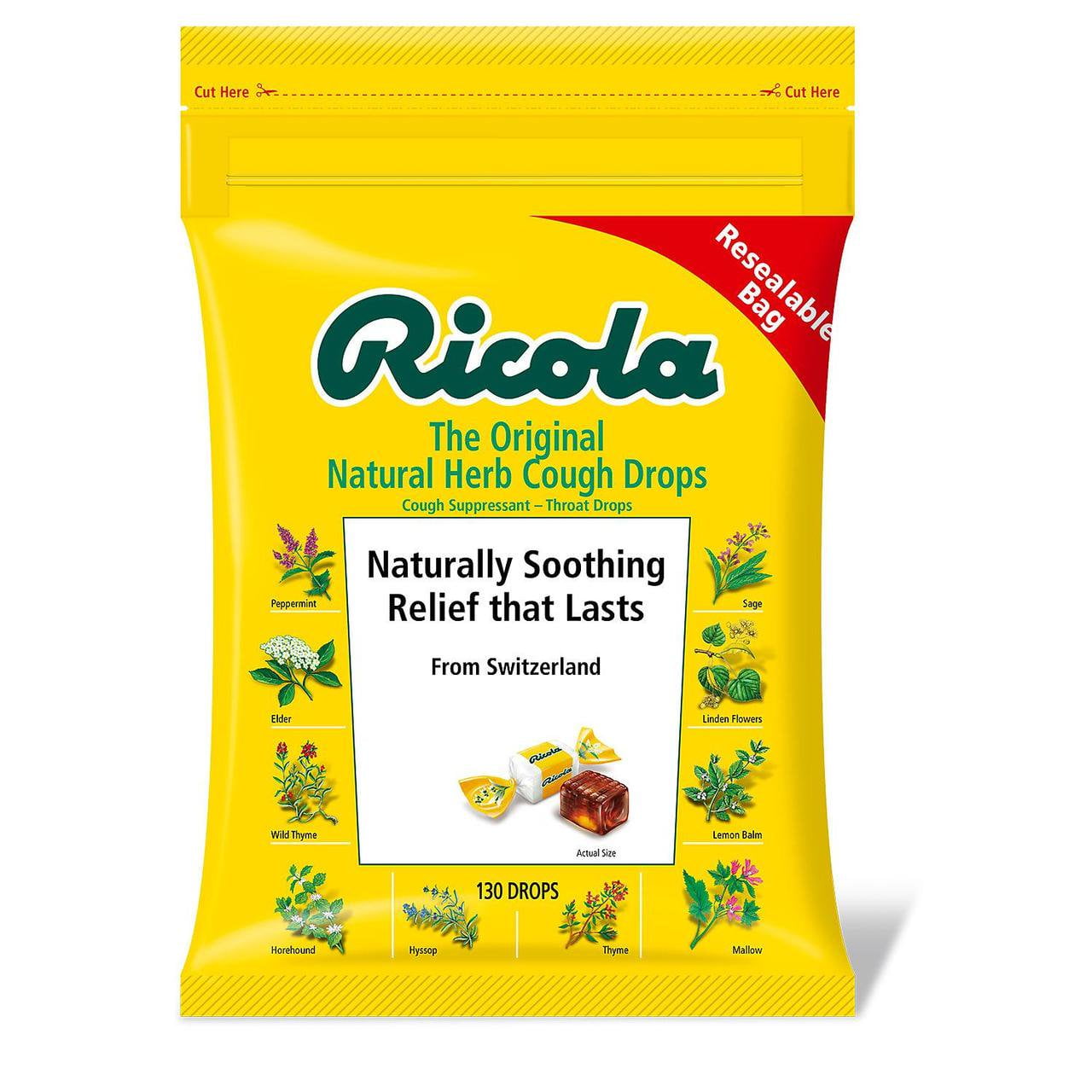 RICOLA COUGH DROP,SF,SWISS HERB