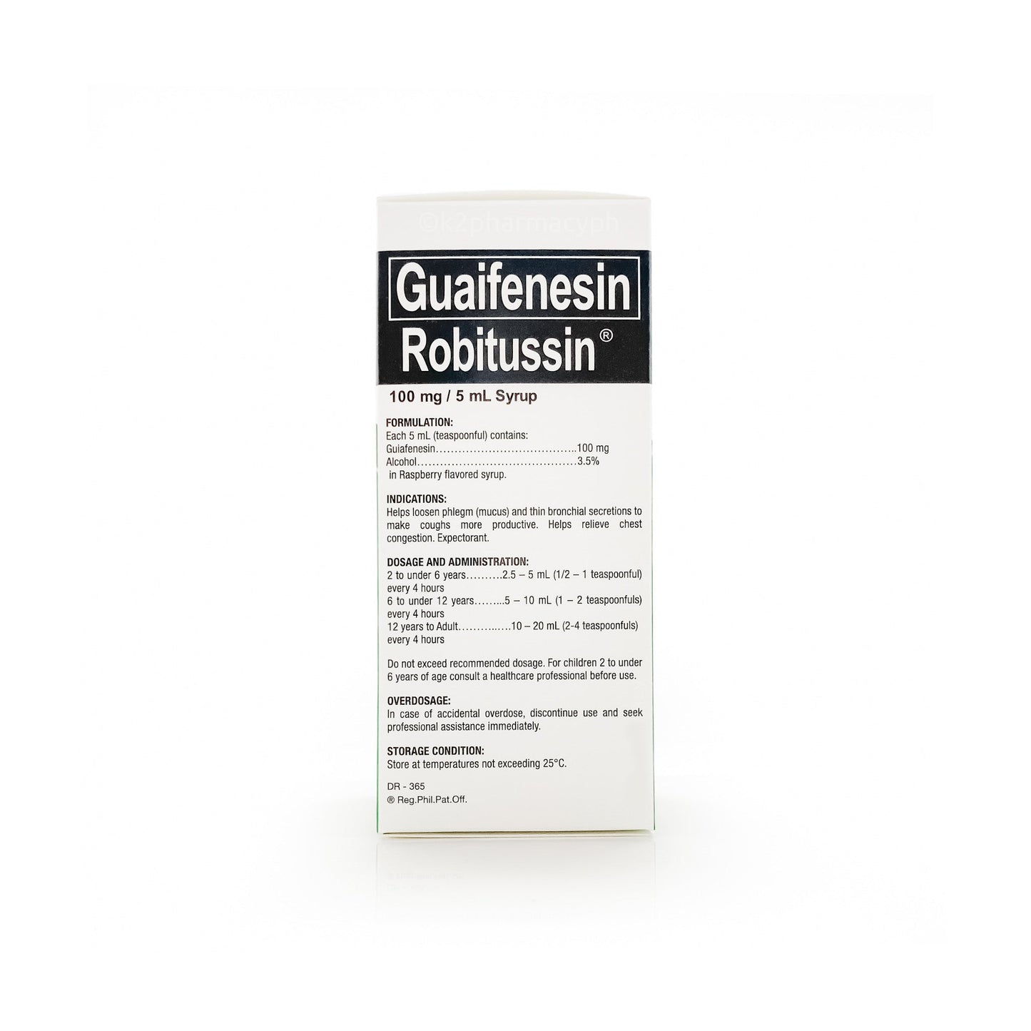ROBITUSSIN HNY LQ 20-650MG 118ML