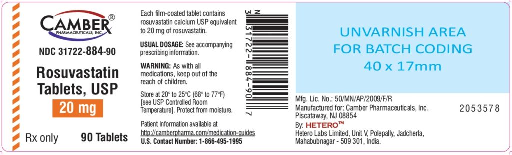 ROSUVASTATIN TB 40MG 90