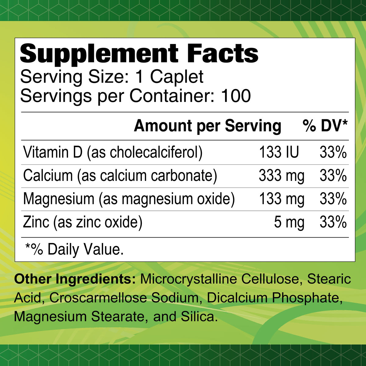 CALCIUM/MAGNESIUM/ZINC TB 90