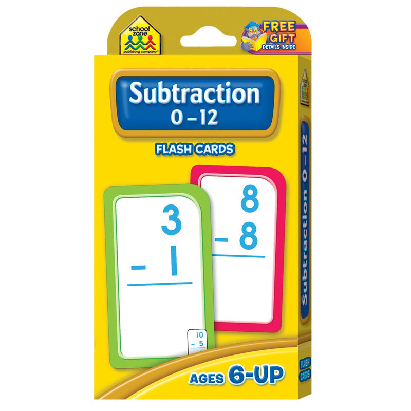 School Zone Division 0-12 Flash Cards