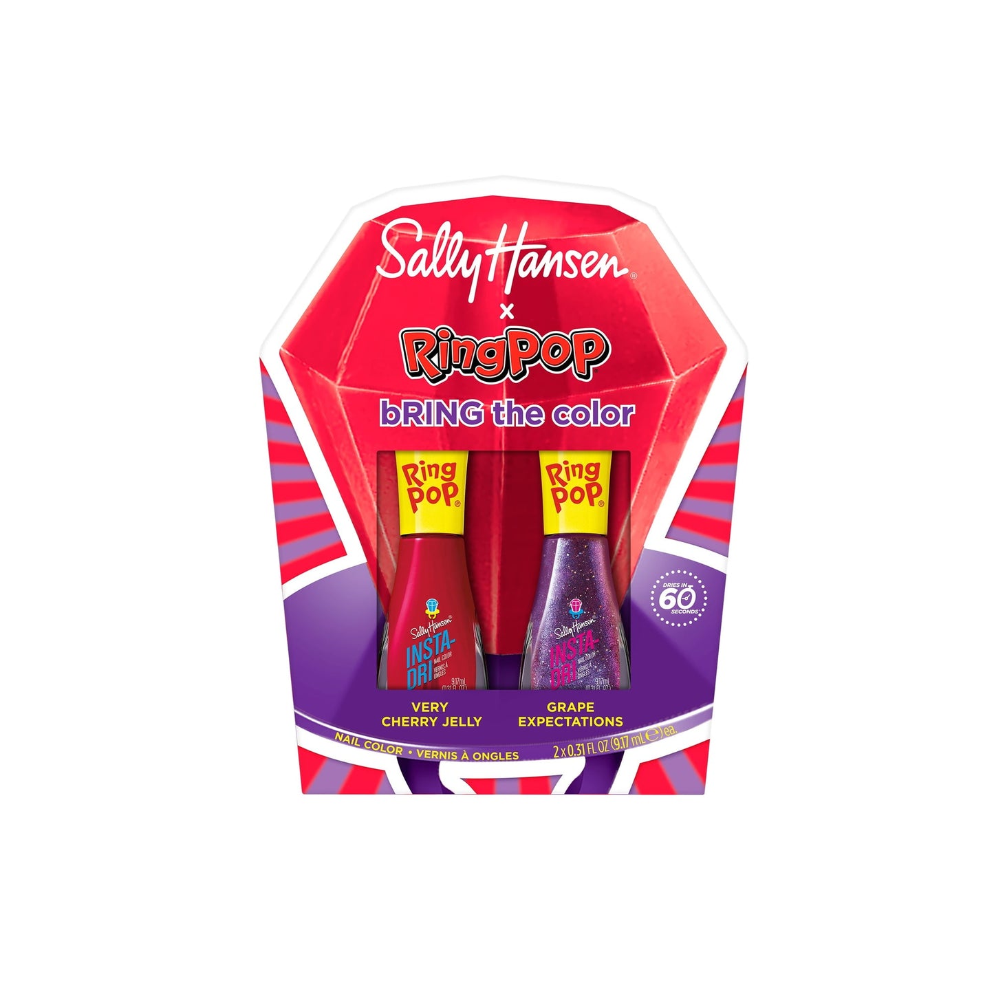 Sally Hansen Insta-Dri Nail Polish, Chrome Collection - Steel The Show