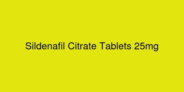 SILDENAFIL CITRATE TB 25MG 500