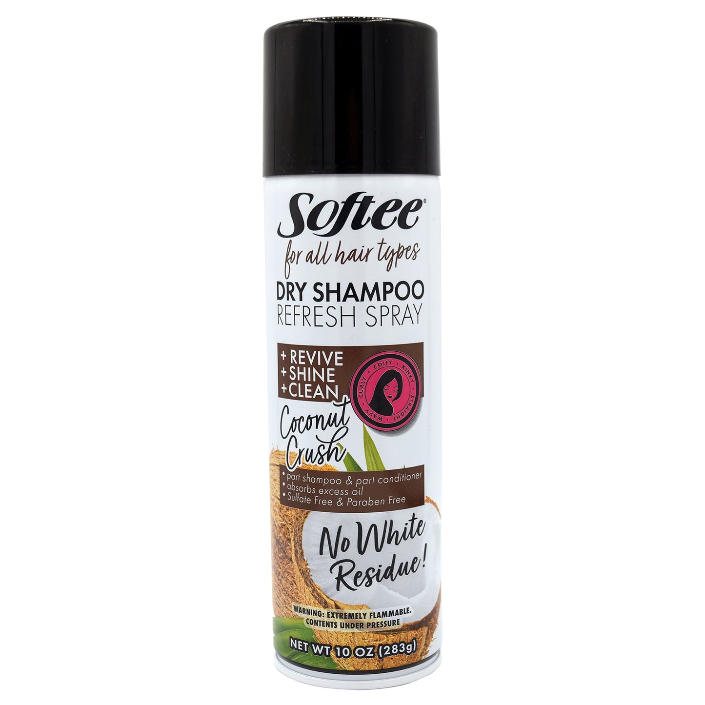 SOFTEE DRY CO-WASH W/COLOR 10OZ