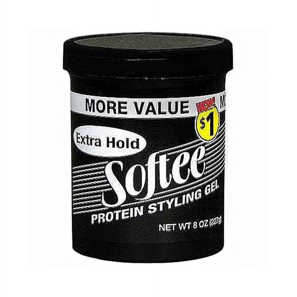 Softee Extra Hold Protein Styling Gel, 8 oz