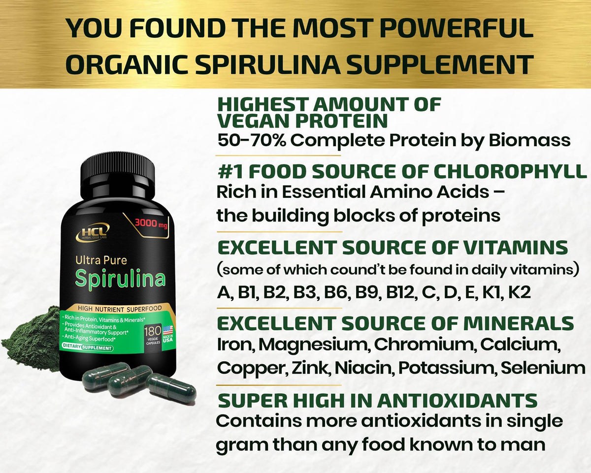 NATURE'S ANSWER SPIRULINA 800MG