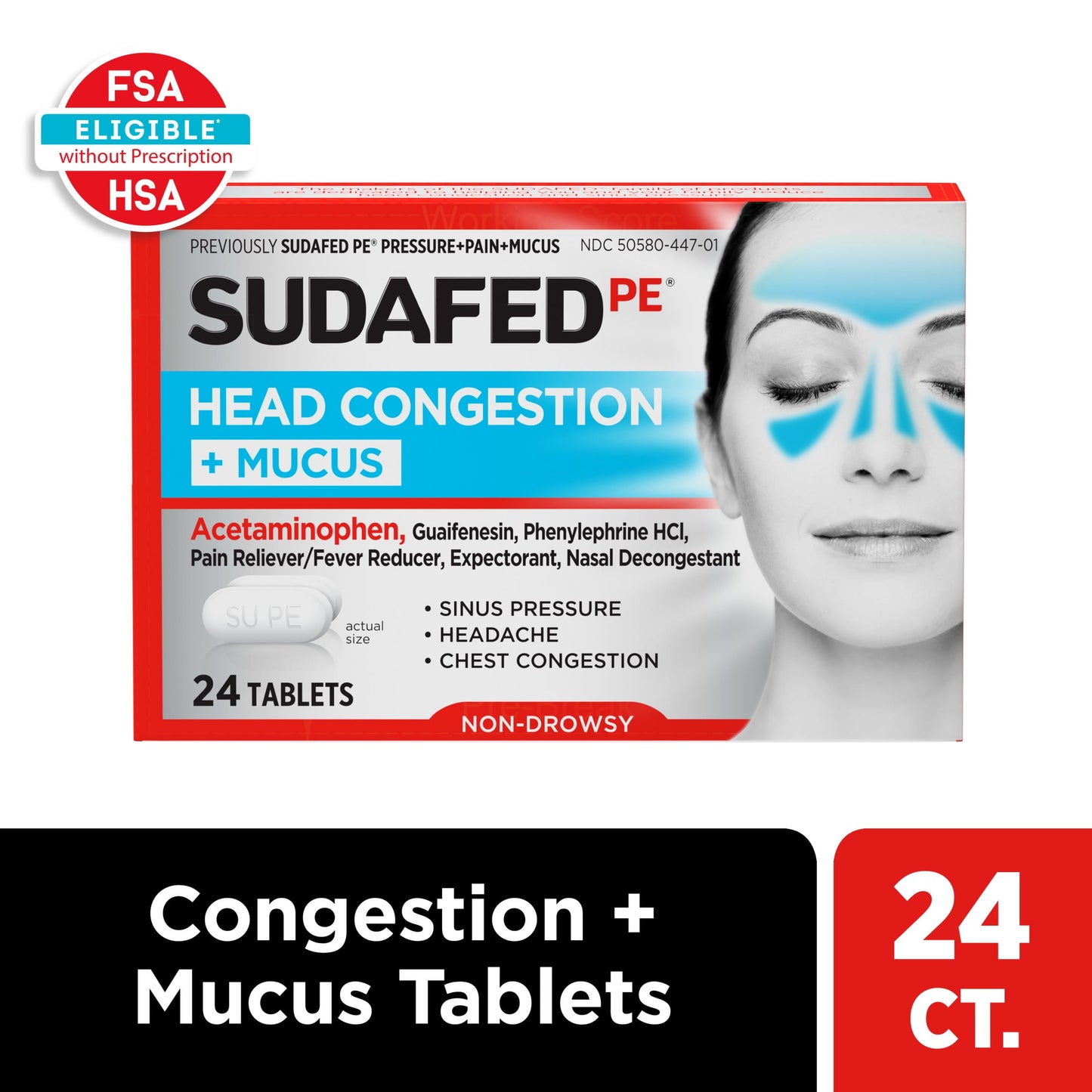 LDR MUCUS RLF PE TB 400-10MG 50