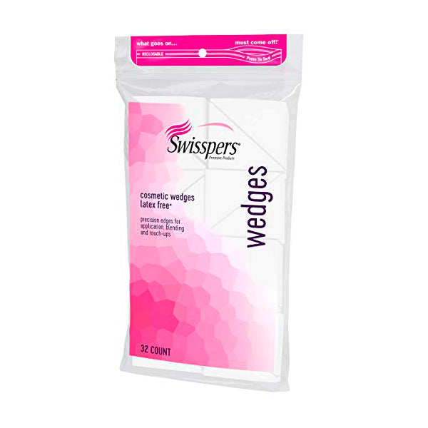 Swisspers Cosmetics Wedges 32 Count (Latex-Free)