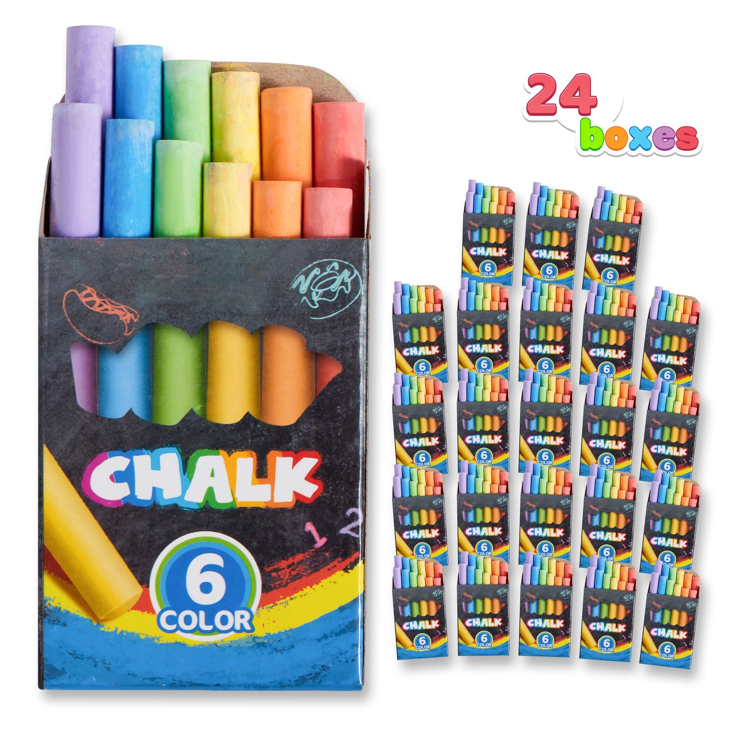 Crayola Special Effects Tie Dye Sidewalk Chalk, 5 count