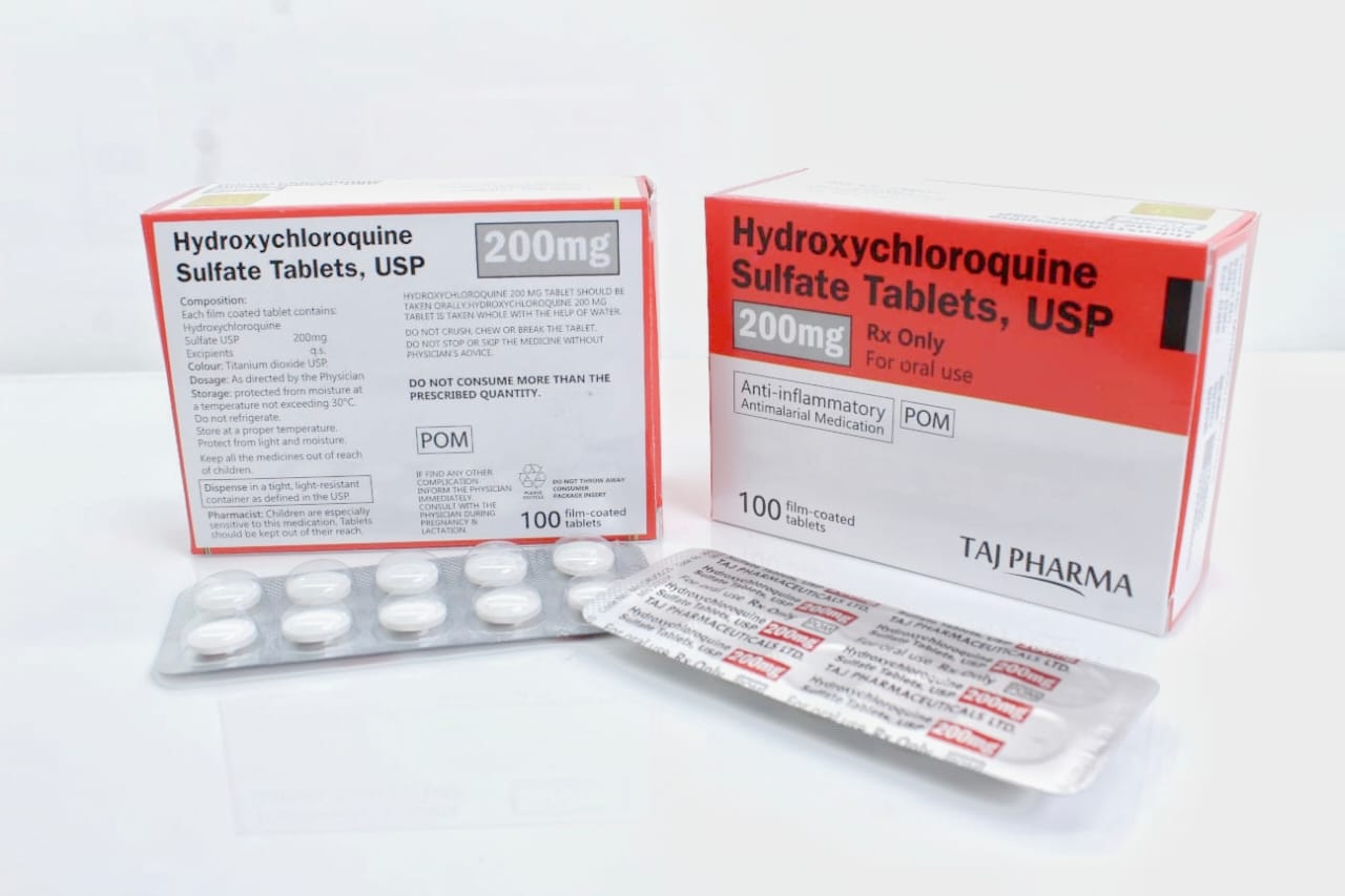 HYDROXYCHLOROQUINE TB 200MG 100