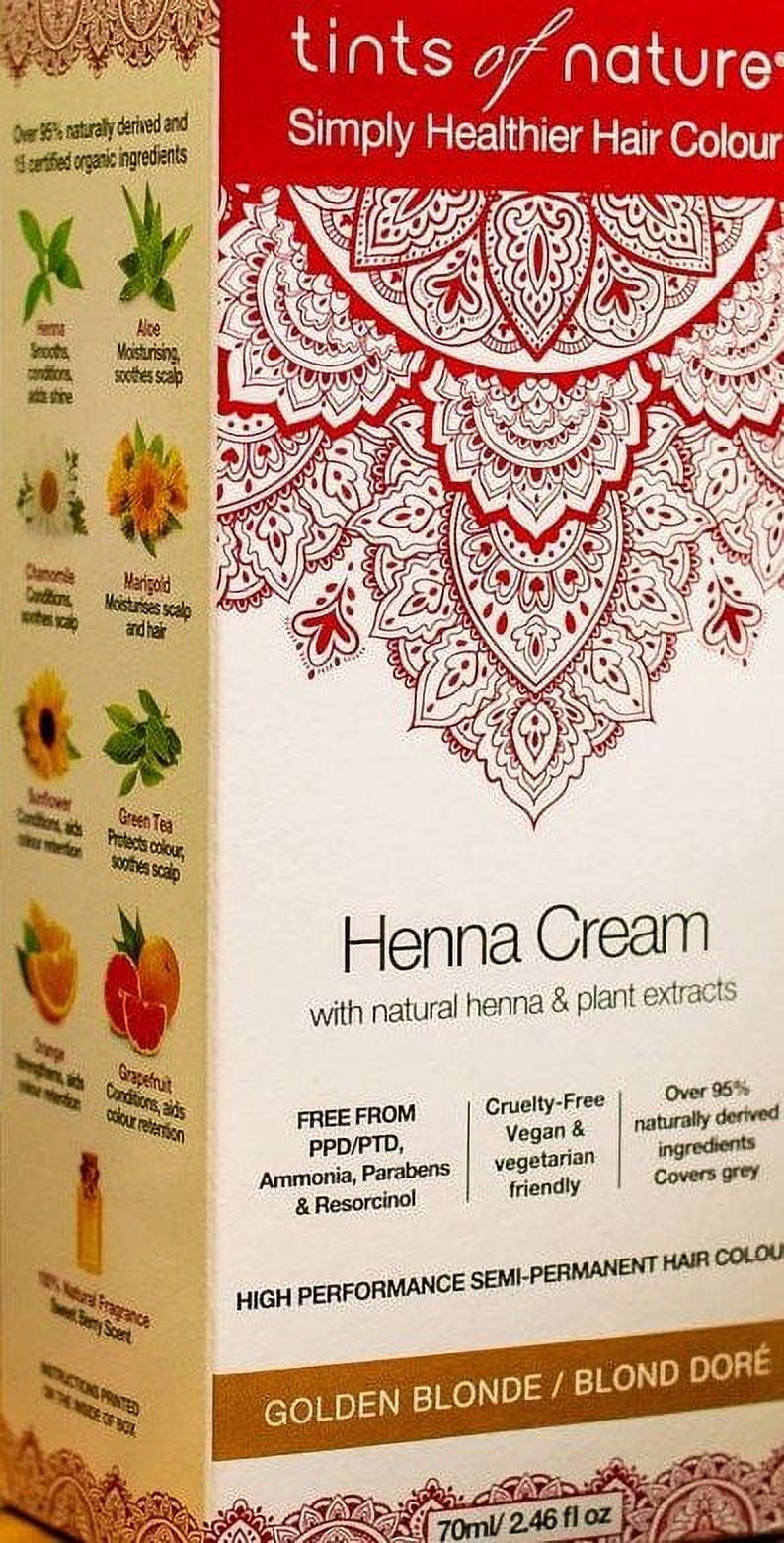 TINTS OF NATURE HENNA CREAM,GOLDEN BROWN