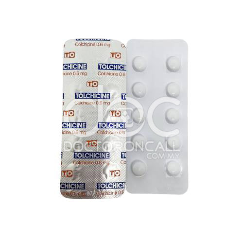 COLCHICINE TB 0.6MG 30 CPLT