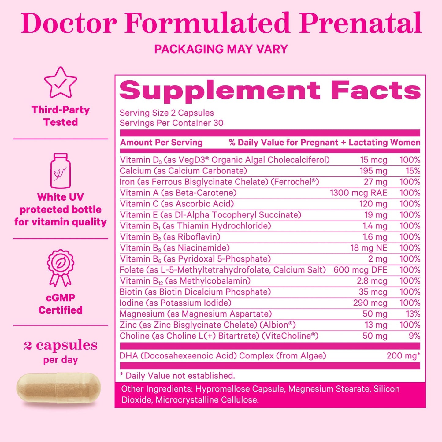 NAT B PRENATAL TOTAL GC 60 WOMEN