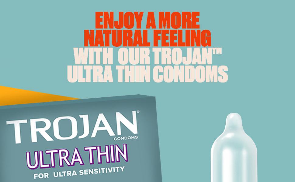 TROJAN ULTRA THIN CONDOM 12CT