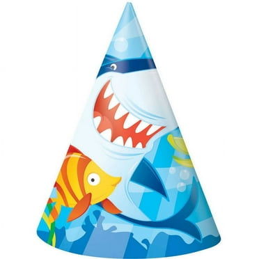 Unique Rainbow Birthday Party Hats, 8 count