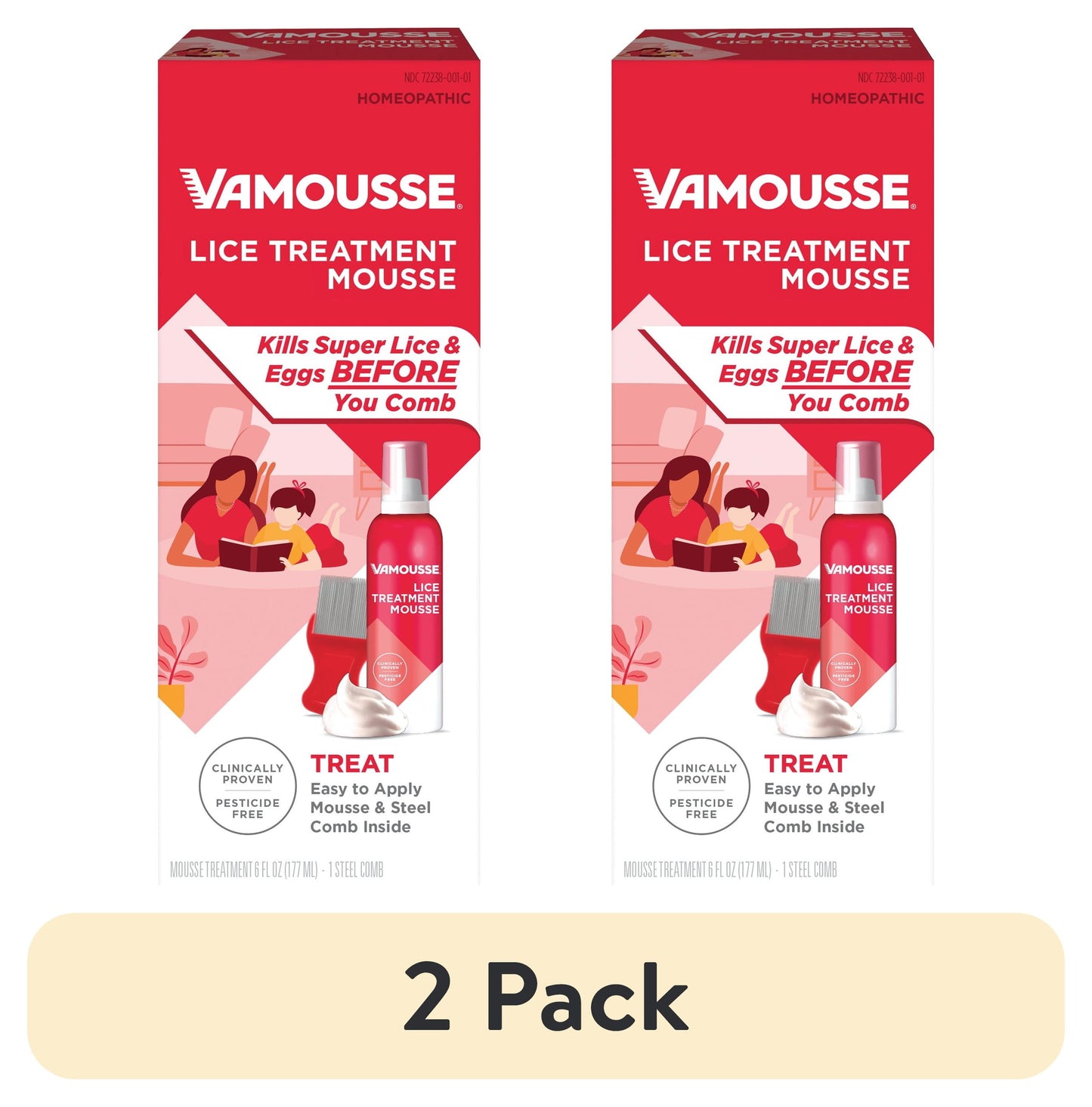 VAMOUSSE AER 15 MIN LICE TREATMENT 6OZ