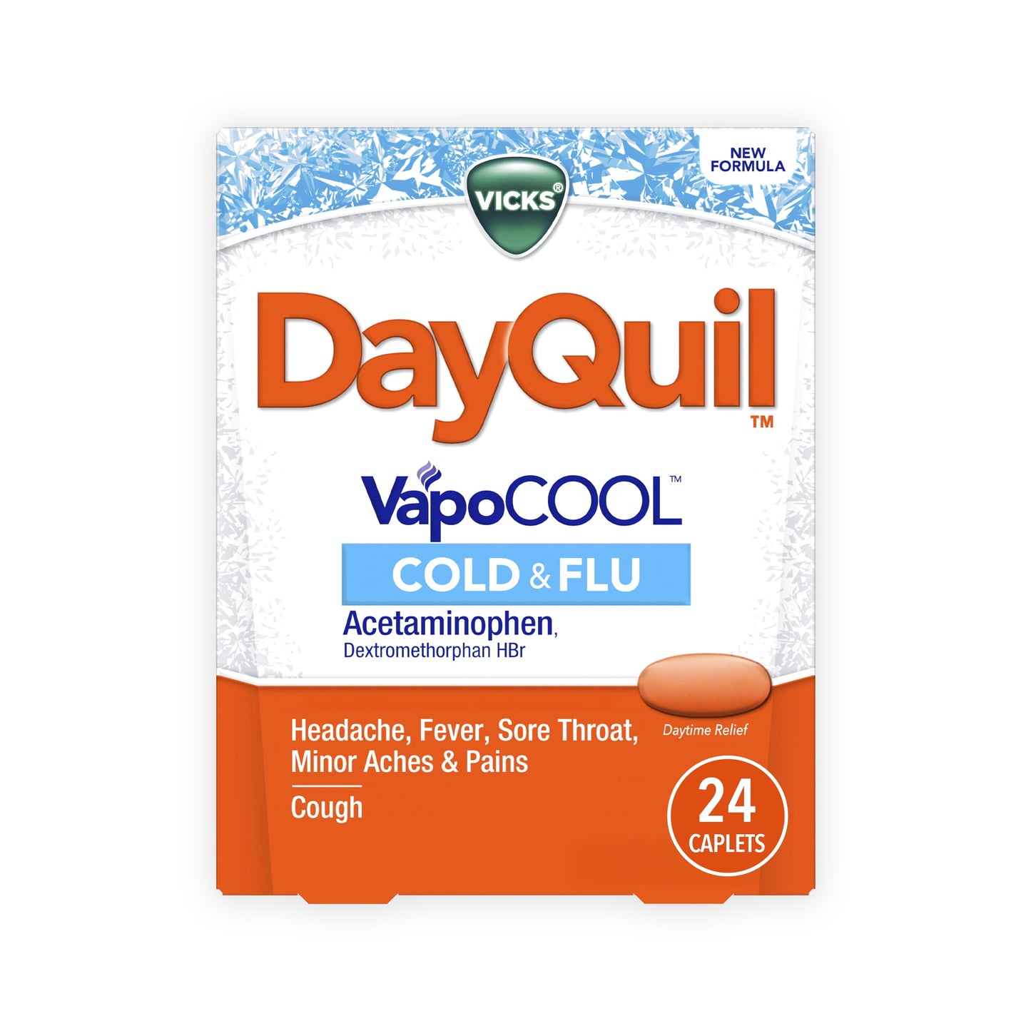 DAYQUIL VAPOCOOL COLD+FLU CPL 24CT