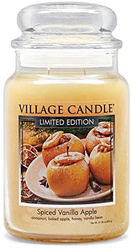 Village Candle Large Apothecary Jar Candle - Creamy Vanilla