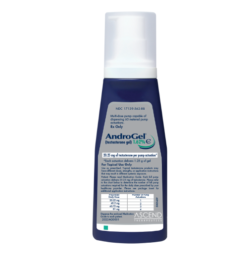 ANDROGEL GL 1.62% 75GM PUMP C3