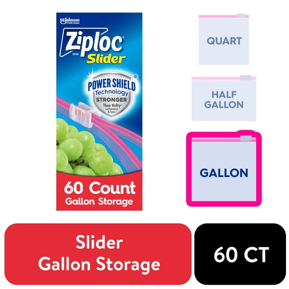 BAG ZIPLOC BG GALLON 12X22