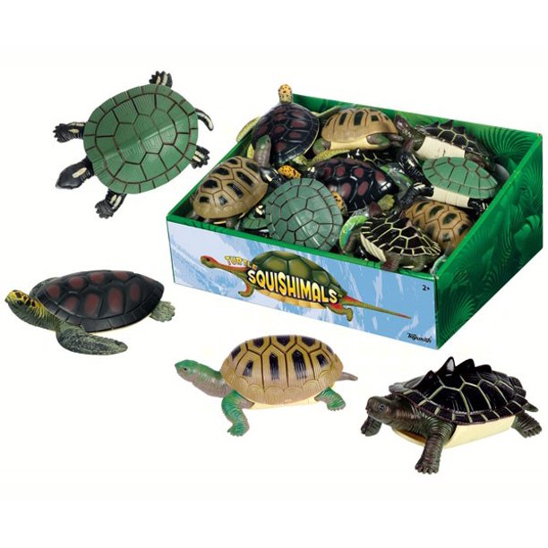 Toysmith Turtle Squishimals, Assorted