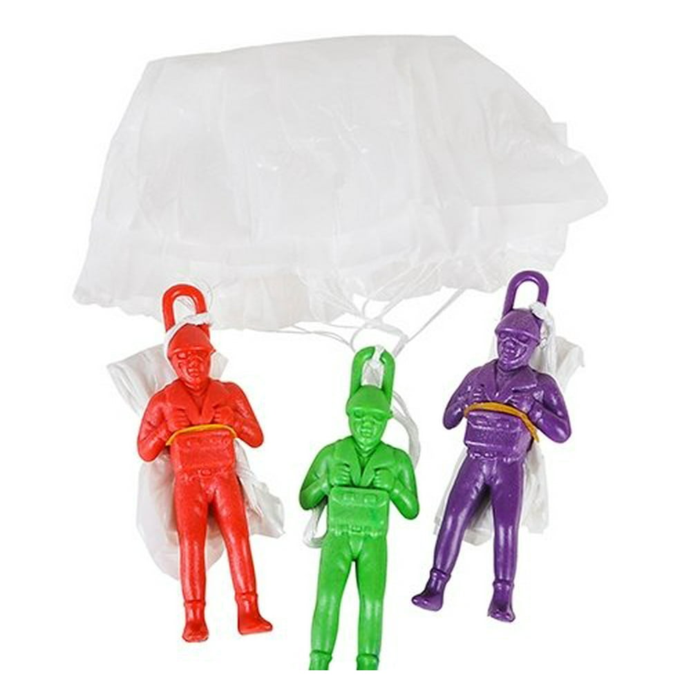 6 PARACHUTE MEN FAVORS 2.75"H