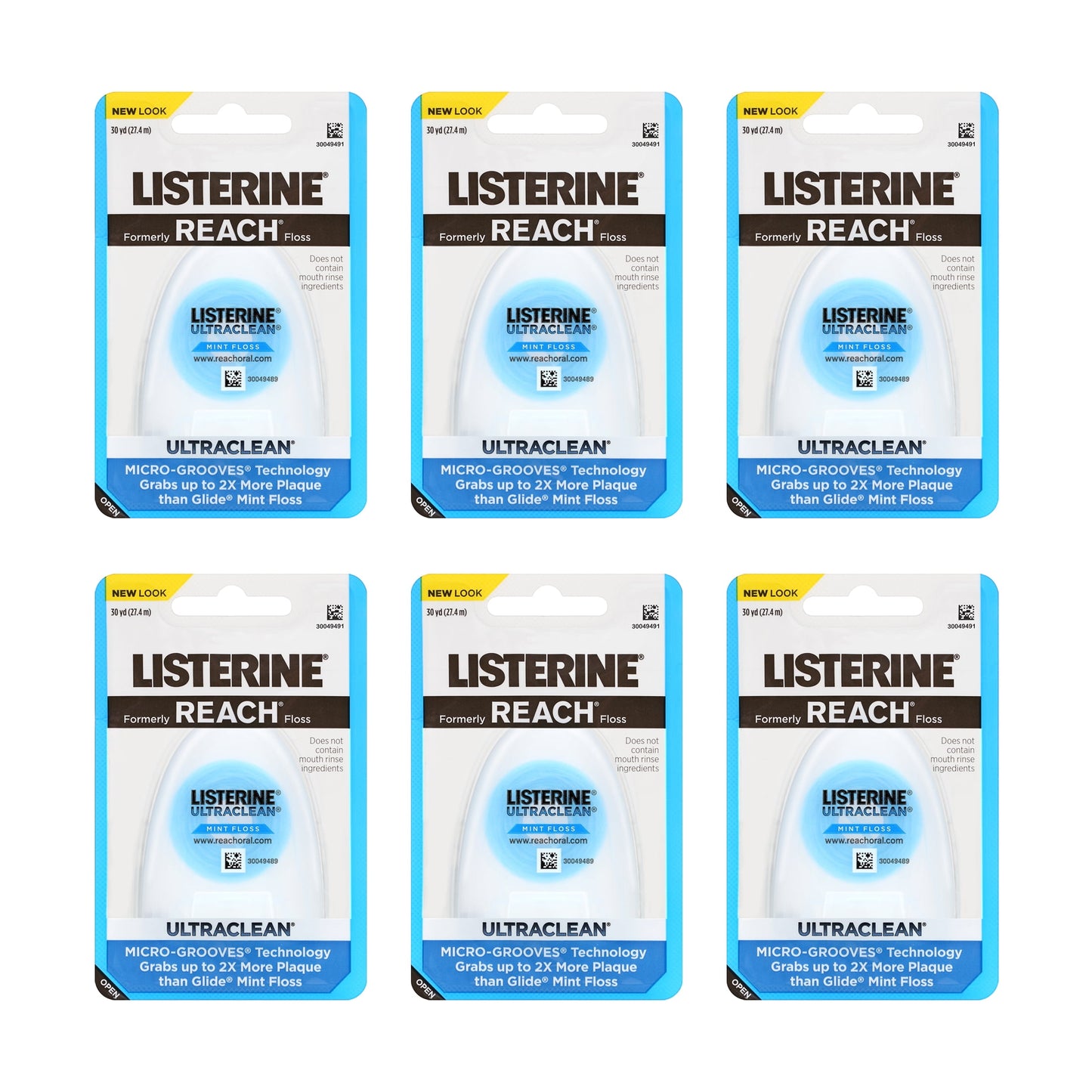 LISTERINE FLOSS ULTRA CLEAN 30YD
