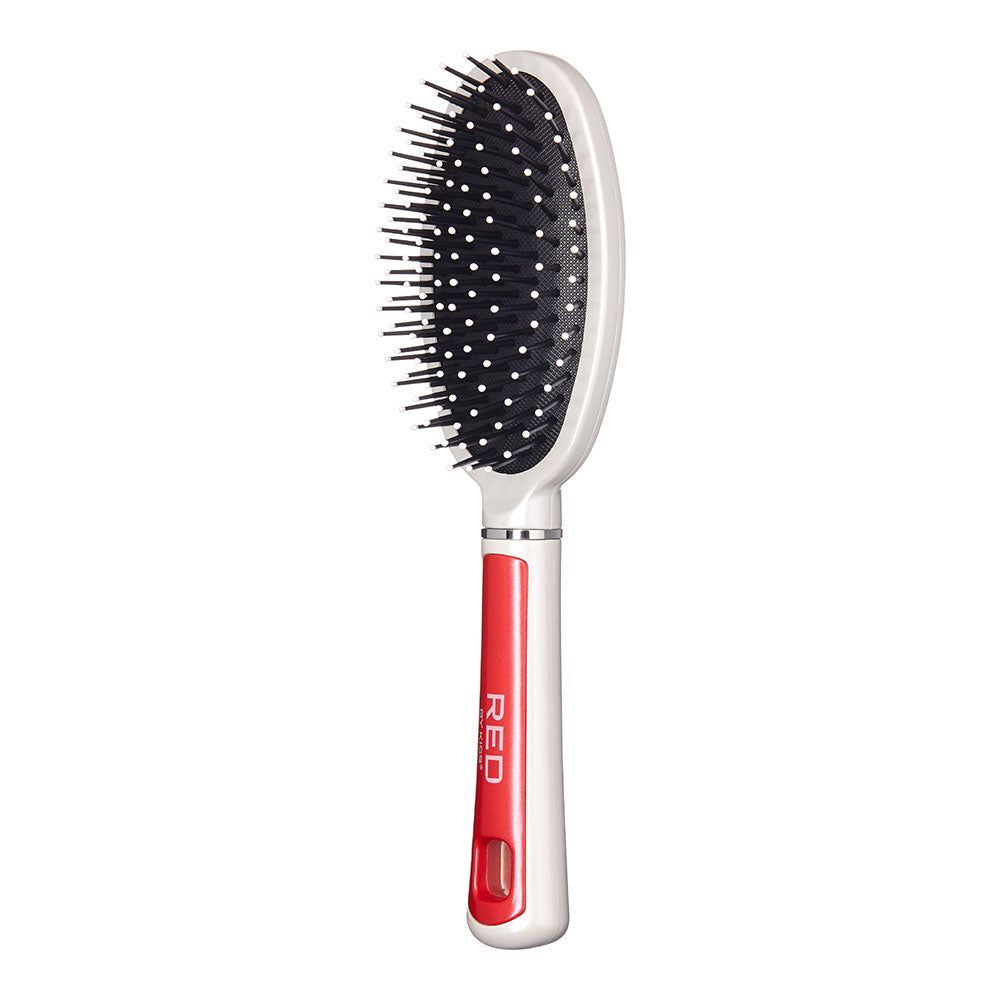 Kiss Red Brush Round Cushion (6in) Smooth Groom