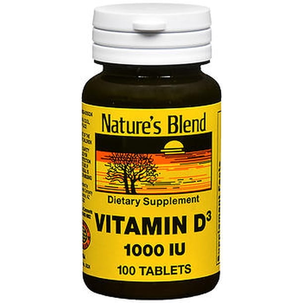 VIT D-3 2000IU TABLET 100CT NAT BLEND