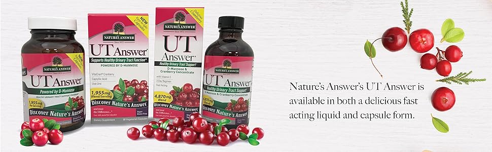 NATURE'S ANSWER UT ANSWER W/ D-MANNOSE
