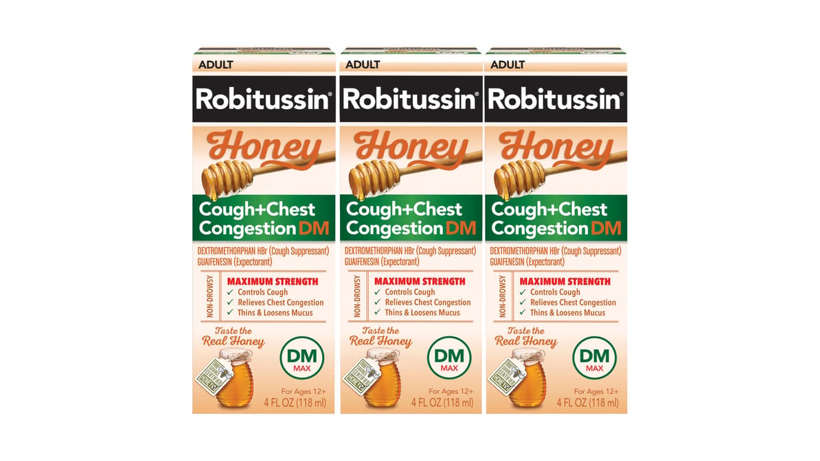 ROBITUSSIN DM COUGH CHEST CONGST LIQ 8OZ