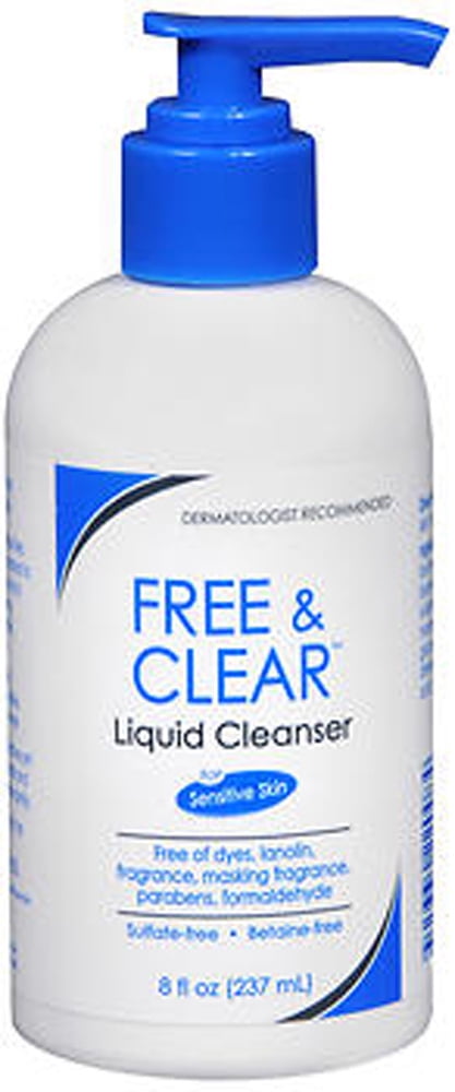 FREE&CLEAR CLEANSER LQ 8OZ
