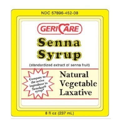 SENNA SYRUP 8OZ GERI-CARE