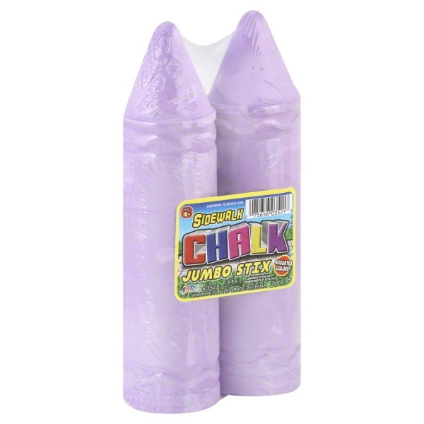 Ja-Ru, Inc. Jumbo Stix Sidewalk Chalk, 2 stix
