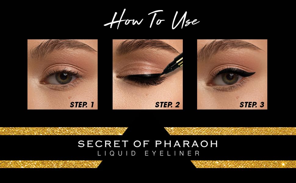 EBIN NEW YORK Secret of Pharaoh Liquid Eyeliner - Dark Brown