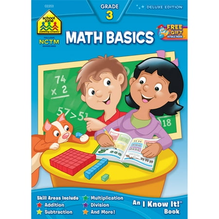School Zone Math Basics Grade 3 Workbook