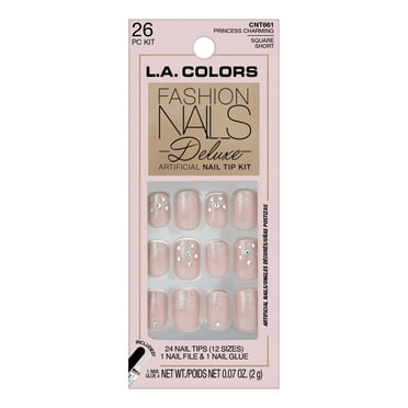 L.A. Colors Nail Vibe Artificial Nail Tips - Inspire