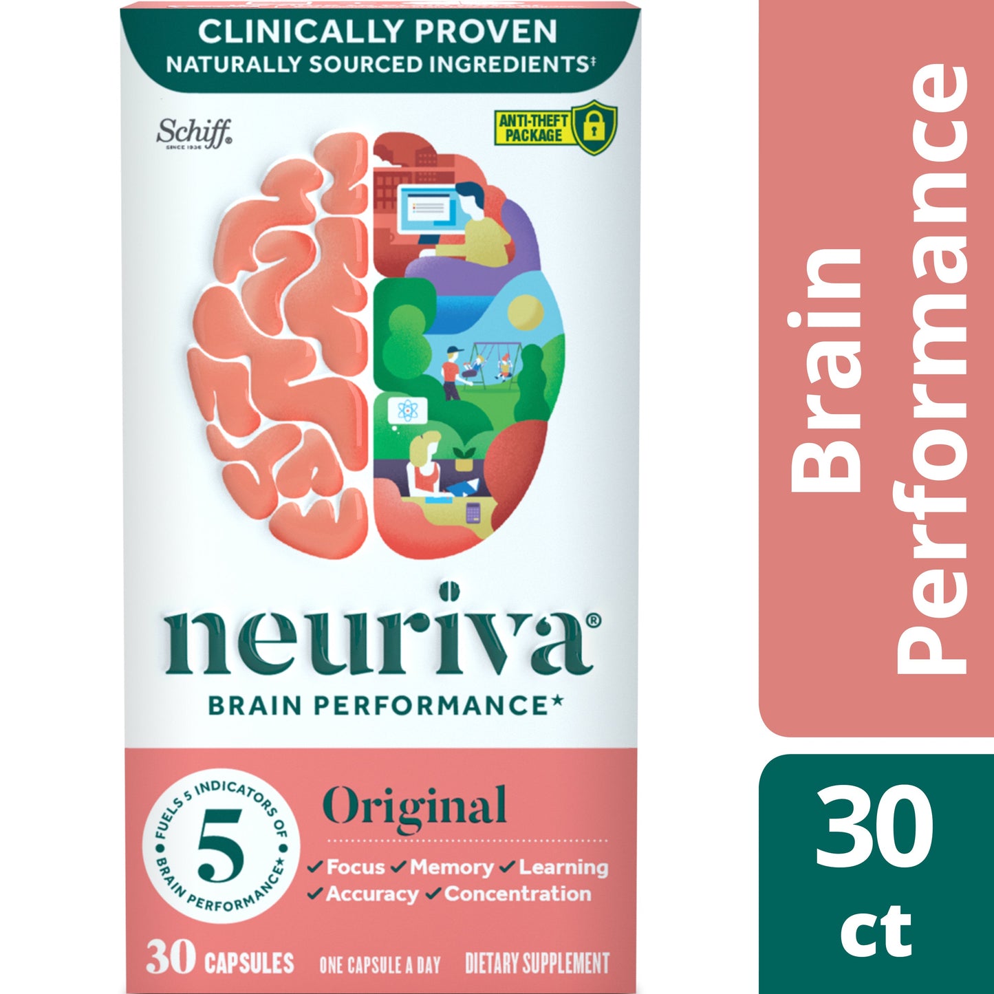 NEURIVA BRAIN PERFRM CP 30 PLS