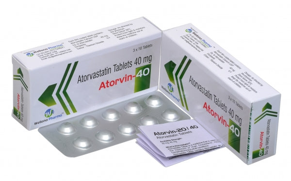 ATORVASTATIN TB 40MG 1000