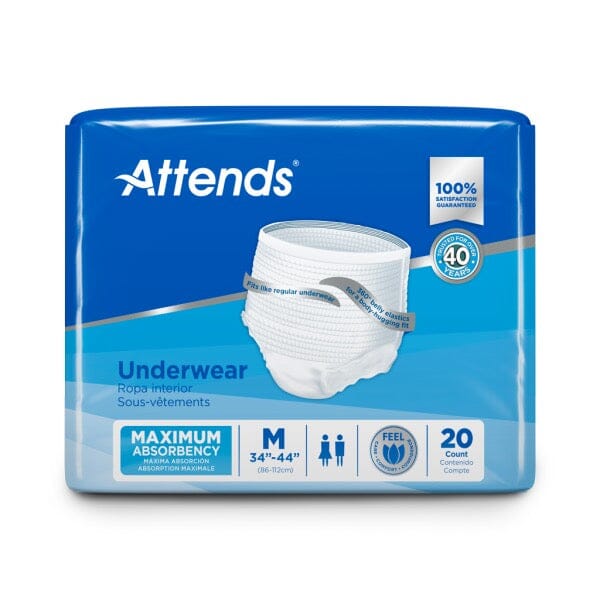 ATTENDS PROT UNDERWEAR SPR+ LARGE 4X18CT