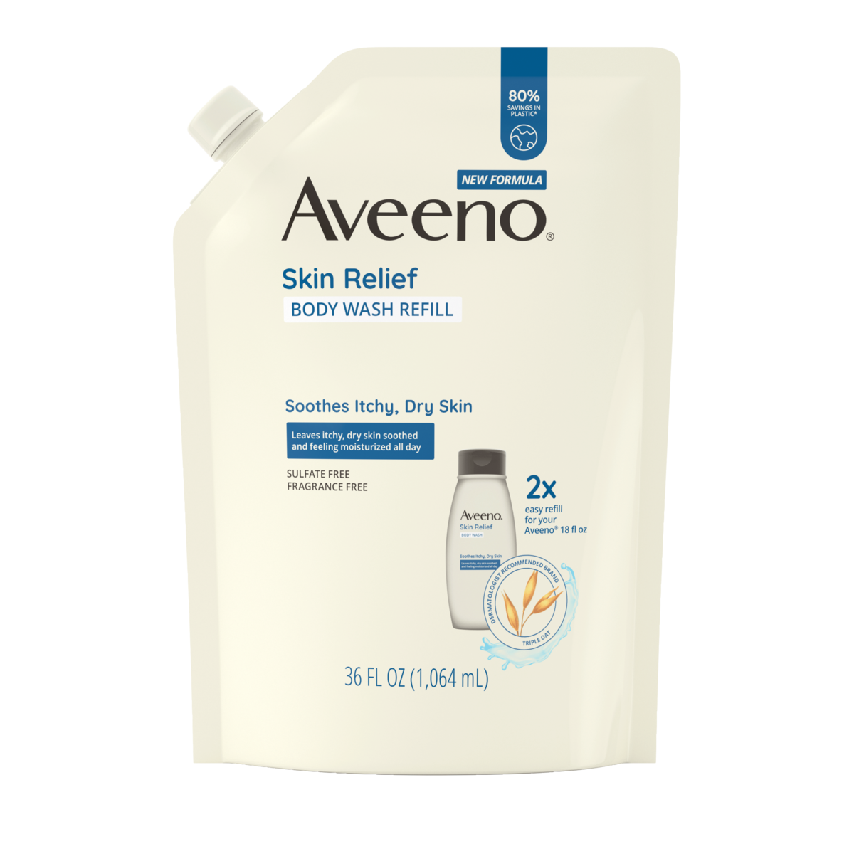 AVEENO BODYWSH LIGHT TWINPK36z