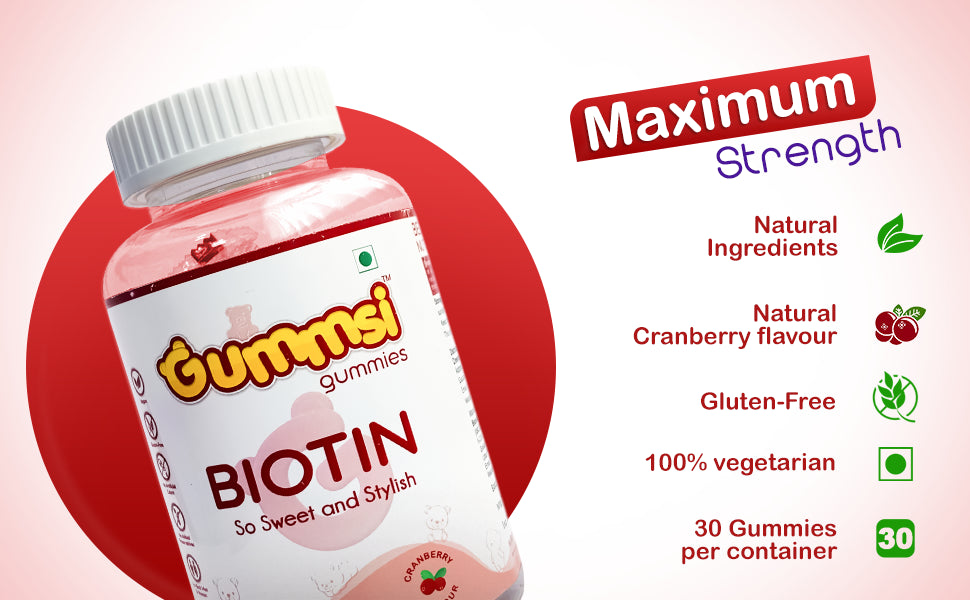 YUMVS BIOTIN HGH POTNCY ZERO GMY 60 GERI